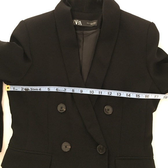 Zara double breasted blazer sz xs - Picture 2 of 10